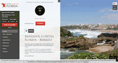 Desktop Screenshot of hotel-florida-biarritz.com